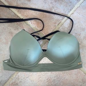 PINK Sage Green bathing suit top